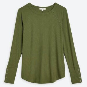 Nine Britton Colmar Long Sleeve Button Detail Knit Top